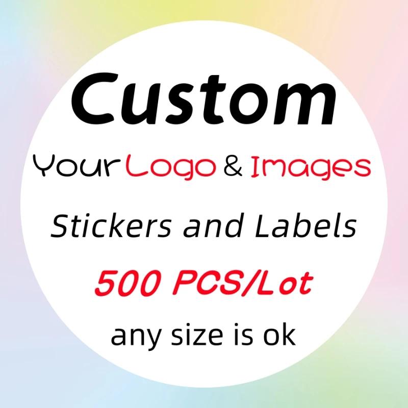 맞춤형 스티커 및 맞춤형 로고, 결혼식 생일 선물 상자, 나만의 스티커 디자인, 맞춤형 스티커, 500 개